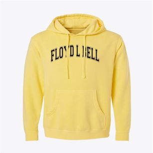 Floyd L Bell Elementary School Varsity Arch Pigment-Dyed Hoodie