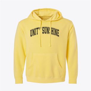 Unity Sunshine School Varsity Arch Pigment-Dyed Hoodie