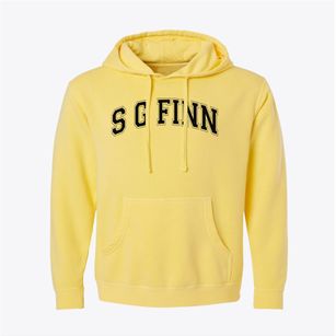 S G Finn School Varsity Arch Pigment-Dyed Hoodie