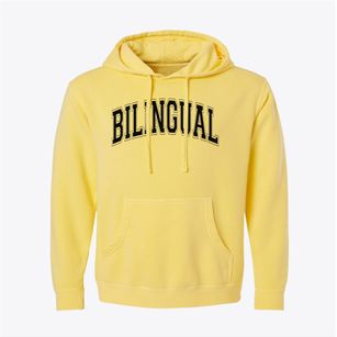 Ps 25 Bilingual School Varsity Arch Pigment-Dyed Hoodie