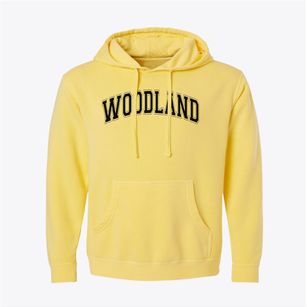 Woodland Elementary School Varsity Arch Pigment-Dyed Hoodie