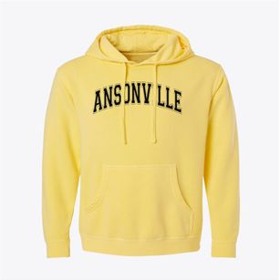 Ansonville Elementary School Varsity Arch Pigment-Dyed Hoodie