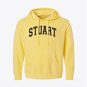 Stuart School Varsity Arch Pigment-Dyed Hoodie