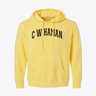 C W Haman Elementary School Varsity Arch Pigment-Dyed Hoodie