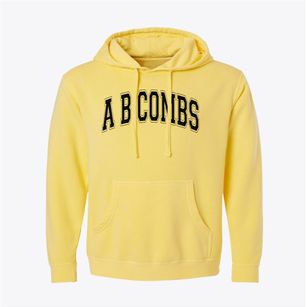 A B Combs Elementary School Varsity Arch Pigment-Dyed Hoodie