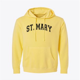Saint Mary Grade School Varsity Arch Pigment-Dyed Hoodie