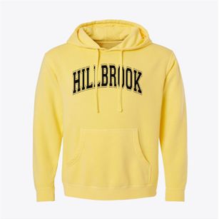 Hillbrook School Varsity Arch Pigment-Dyed Hoodie