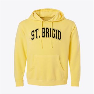 Saint Brigid School Varsity Arch Pigment-Dyed Hoodie