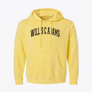 Willis C Adams Middle School Varsity Arch Pigment-Dyed Hoodie