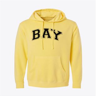 Bay High School Varsity Arch Pigment-Dyed Hoodie