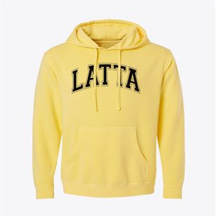Latta Elementary School Varsity Arch Pigment-Dyed Hoodie