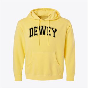 Dewey Elementary School Varsity Arch Pigment-Dyed Hoodie