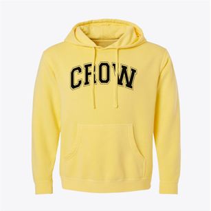 Crow High School Varsity Arch Pigment-Dyed Hoodie