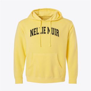 Nellie Muir Elementary School Varsity Arch Pigment-Dyed Hoodie