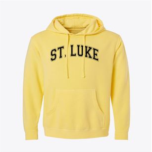 Saint Luke School Varsity Arch Pigment-Dyed Hoodie