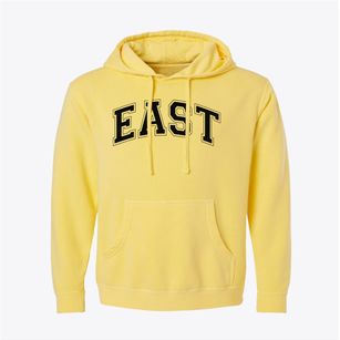 Memphis East High School Varsity Arch Pigment-Dyed Hoodie