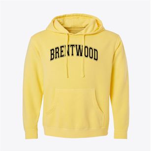 Brentwood High School Varsity Arch Pigment-Dyed Hoodie