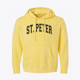 Saint Peter Prince Of Apostles School Varsity Arch Pigment-Dyed Hoodie