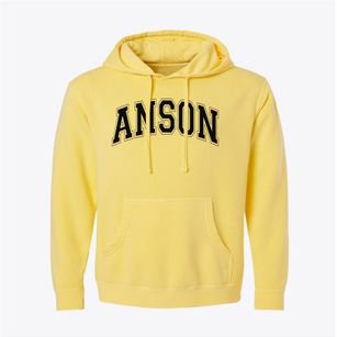 Anson High School Varsity Arch Pigment-Dyed Hoodie