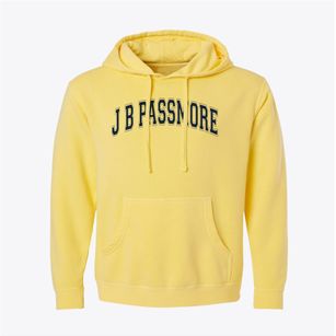 J B Passmore Elementary School Varsity Arch Pigment-Dyed Hoodie