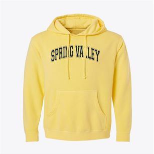 Spring Valley Elementary School Varsity Arch Pigment-Dyed Hoodie