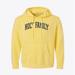 Holy Family Parish Varsity Arch Pigment-Dyed Hoodie