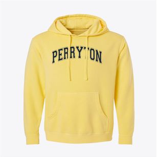 Perryton High School Varsity Arch Pigment-Dyed Hoodie