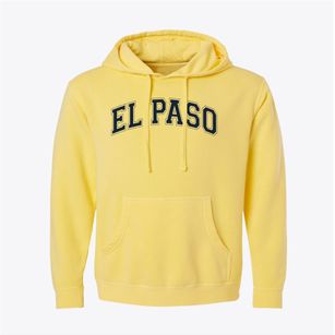 El Paso Country Day High School Varsity Arch Pigment-Dyed Hoodie