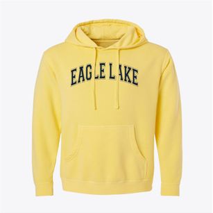 Eagle Lake Primary School Varsity Arch Pigment-Dyed Hoodie