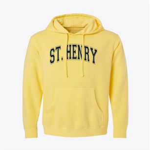 St Henry Parish Varsity Arch Pigment-Dyed Hoodie