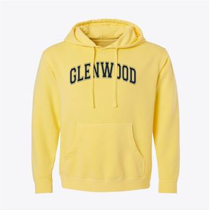 Glenwood Elementary School Varsity Arch Pigment-Dyed Hoodie