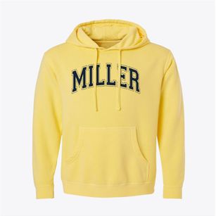 Miller Elementary School Varsity Arch Pigment-Dyed Hoodie