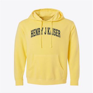 Henry J Kaiser Elementary School Varsity Arch Pigment-Dyed Hoodie
