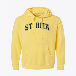 Saint Rita School Varsity Arch Pigment-Dyed Hoodie