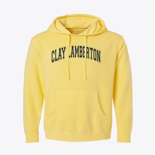 Clay Lamberton Elementary School Varsity Arch Pigment-Dyed Hoodie