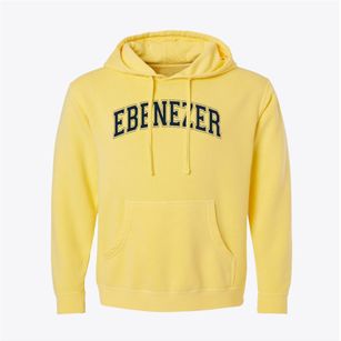 Ebenezer Christian School Varsity Arch Pigment-Dyed Hoodie