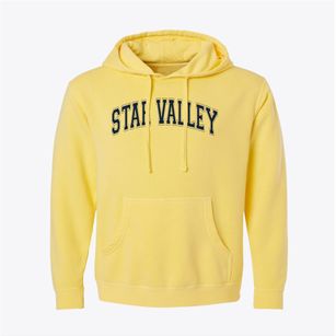 Star Valley High School Varsity Arch Pigment-Dyed Hoodie