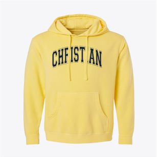 Christian Elementary School Varsity Arch Pigment-Dyed Hoodie