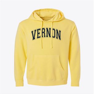 Vernon Middle School Varsity Arch Pigment-Dyed Hoodie