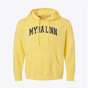 Myra Linn Elementary School Varsity Arch Pigment-Dyed Hoodie