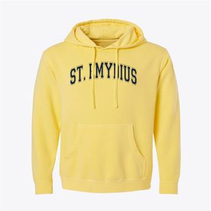 Saint Emydius School Varsity Arch Pigment-Dyed Hoodie
