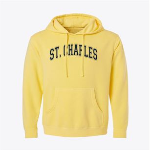 Saint Charles School Varsity Arch Pigment-Dyed Hoodie