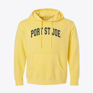 Port St. Joe High School Varsity Arch Pigment-Dyed Hoodie