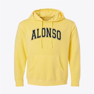 Alonso High School Varsity Arch Pigment-Dyed Hoodie