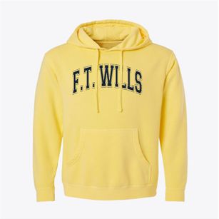 F.t. Wills High School Varsity Arch Pigment-Dyed Hoodie