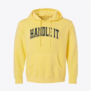 Handle It Prep Academy Varsity Arch Pigment-Dyed Hoodie