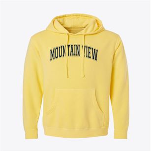 Mountain View High School Varsity Arch Pigment-Dyed Hoodie