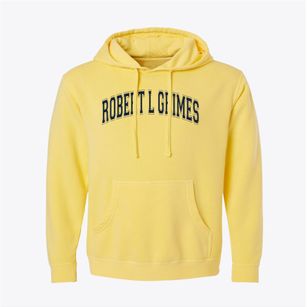 Robert L Grimes Elementary School Varsity Arch Pigment-Dyed Hoodie