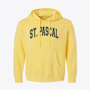 St Pascal Parish Varsity Arch Pigment-Dyed Hoodie