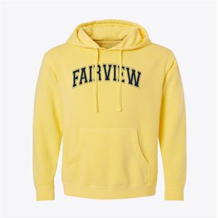 Fairview Elementary School Varsity Arch Pigment-Dyed Hoodie